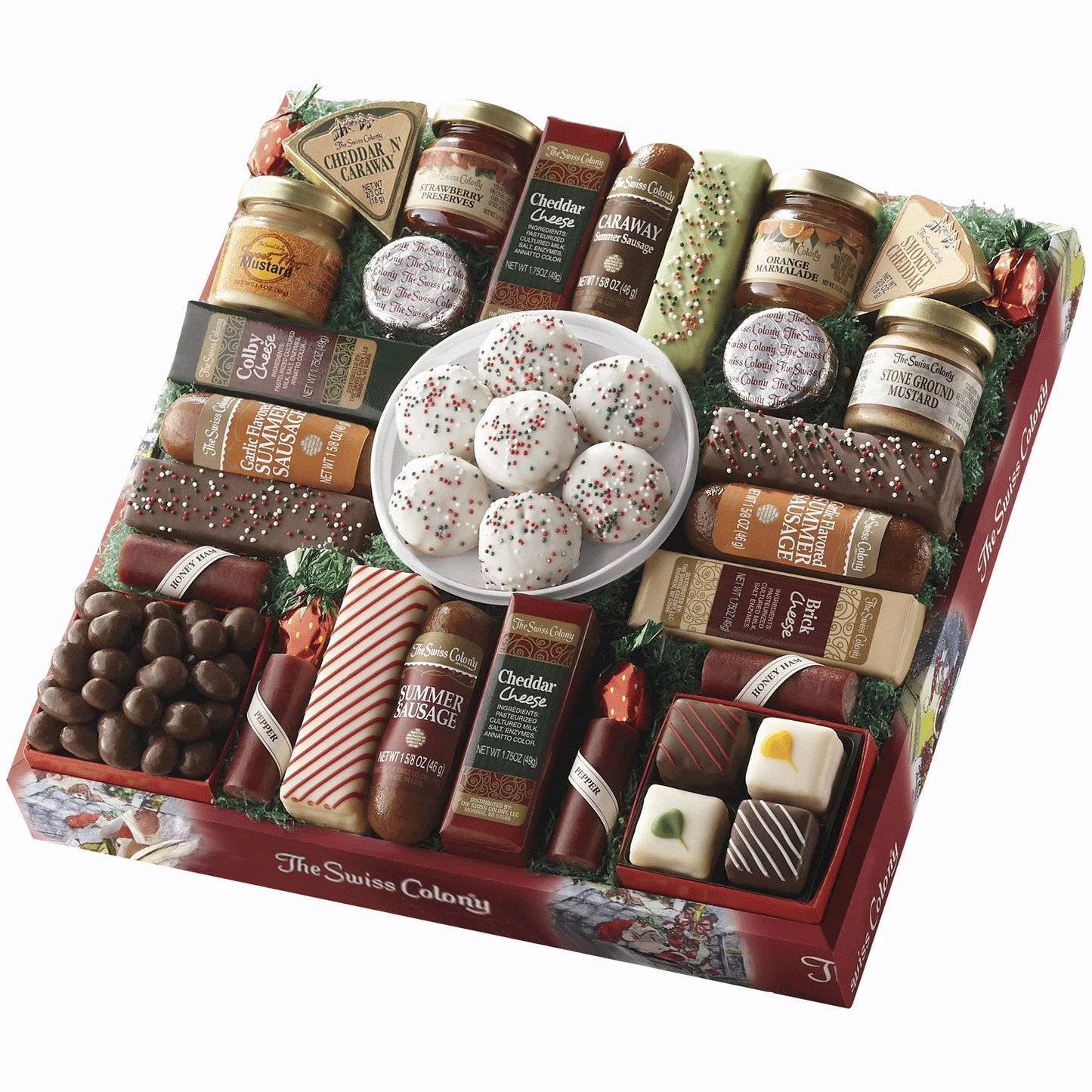 The Swiss Colony 27 Favorites Food Gift Box - Assorted Cheeses