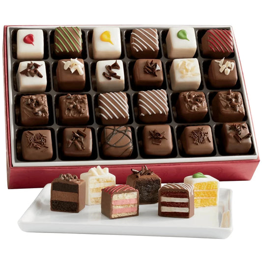 The Swiss Colony Petits Fours - Assorted Traditional, Brownie, Chocolate Lover's