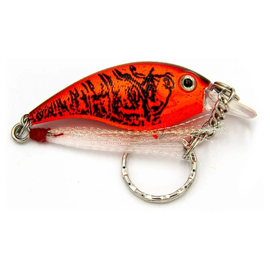 Ozark Trail Hard Plastic Fishing Lure Keychain - Assorted